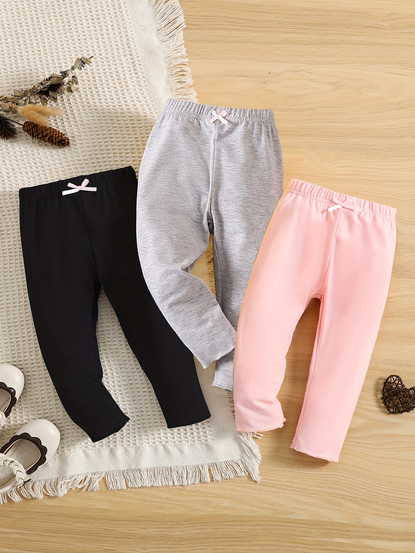 Infant Baby Girls Soft Leggings Solid Pants Kids Clothes