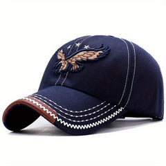 Men's Eagle Embroidery Baseball Cap Peaked Cap