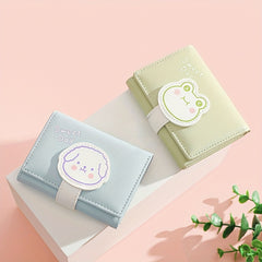 Cartoon Animal Wallet Small Card Holder Coin Purse for Girls