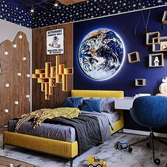 Astronaut Wall Decor for Kids Space Themed Bedroom