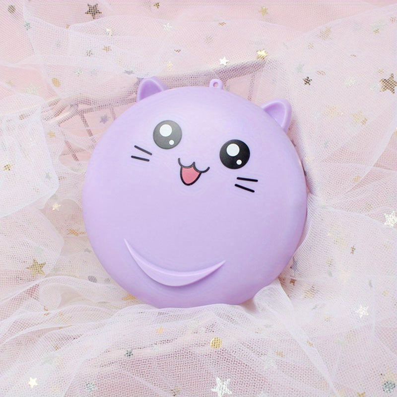 Portable Folding Makeup Mirror With Mini Fan LED Light Fill Beauty Makeup Mirror