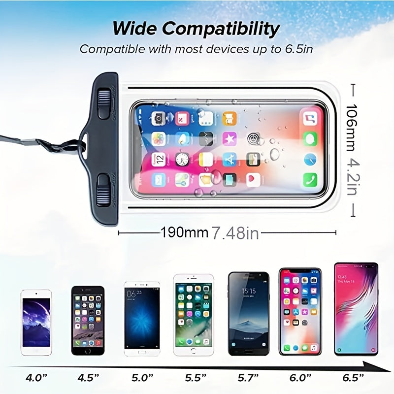 Waterproof Phone Bag Touch Screen Case for Outdoor Activities