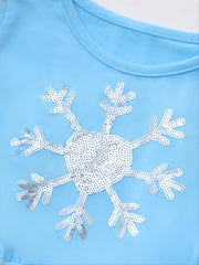 Girls' Long Sleeve Mesh Princess Dress