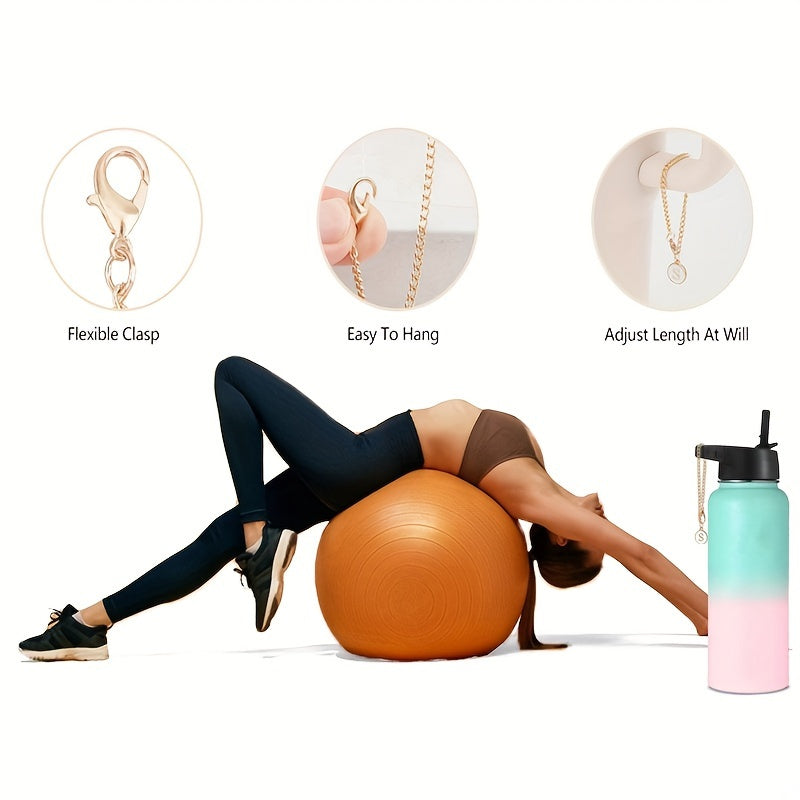 Letter Charm Decoration for Water Bottle Cup Pendant