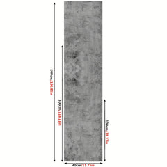 Gray Cement Self-adhesive Floor Stickers - Non-slip & Waterproof