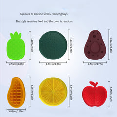 Textured Soft Fidget Toys for Anxiety Relief