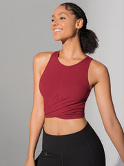 Cross Straps Yoga Shirt Sports Gym Quick Dry Tank Top