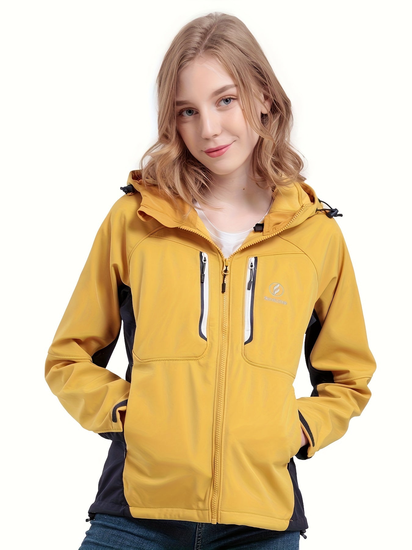 Women's Soft shell Fleece Winter Thermal Hooded Jacket