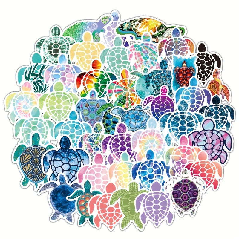 Summer Sea Turtle Stickers Waterproof Vinyl Decal DIY Ornament Laptop Mot