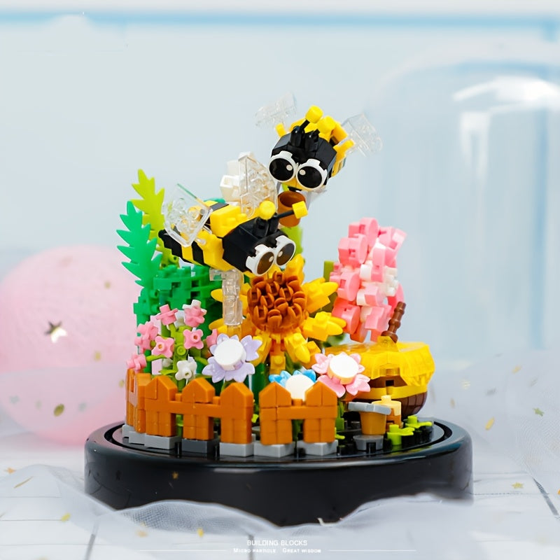 Animal Series Mini Bonsai Building Blocks Desktop Ornament Toy