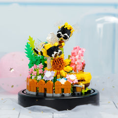 Animal Series Mini Bonsai Building Blocks Desktop Ornament Toy