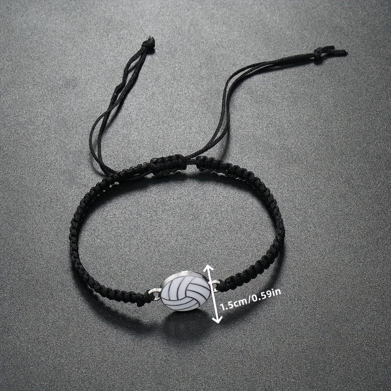 Braided Hand Rope Volleyball Team Fan Bracelet Football Basketball Bracelet