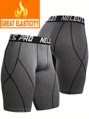 Men's Compression Shorts High Stretch Breathable Base Layer Shorts