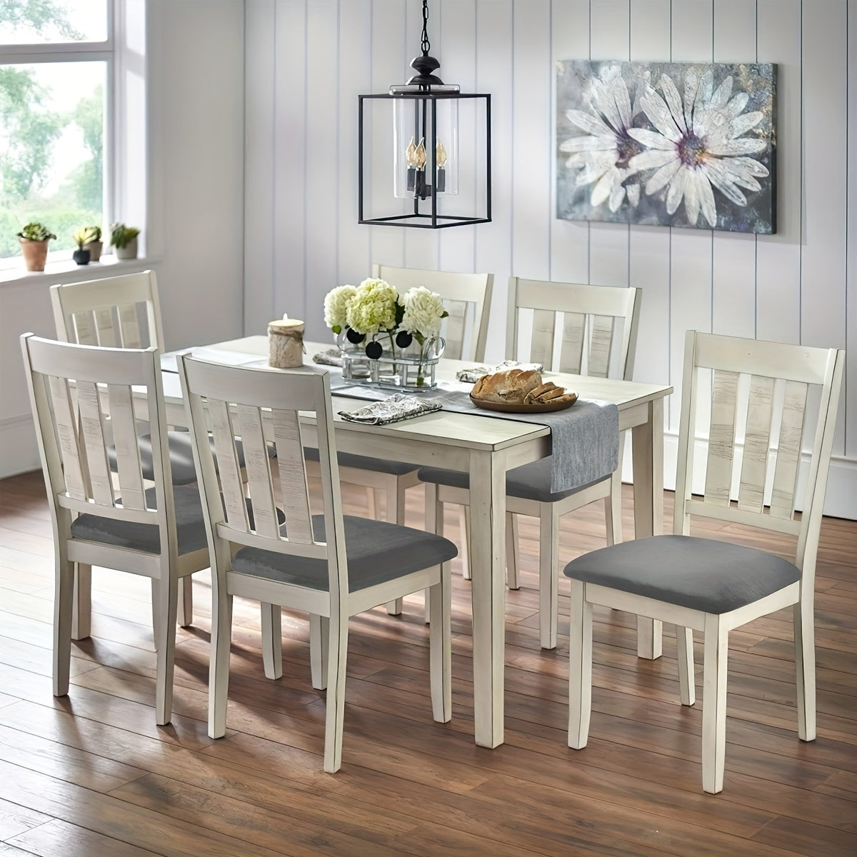 4pcs Chair Seat Covers Dining Room Chair Seat Covers With Ties