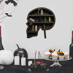 Skull Crystal Stand Gothic Display Shelf