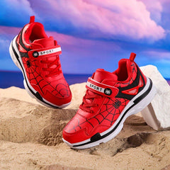 Boy's Spider Chunky Shoes Non Slip Sneakers For Kids Outdoor