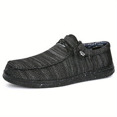Women's Soft Sole Canvas Loafers Lace Up Slip On