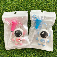 Astronaut Cartoon Pattern Golf Ball Seat Ornament