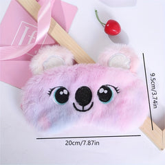 Soft Plush Koala Eye Mask for Travel Rest Nap