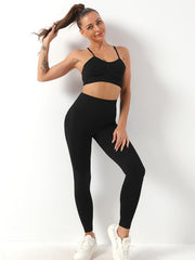 High Waist Butt Lifting Yoga Pants Quick Drying Workout Sports Activewear
