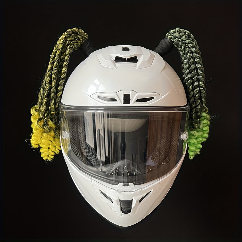 Motorcycle Helmet Suction Cup Paste Dreadlocks Decoration