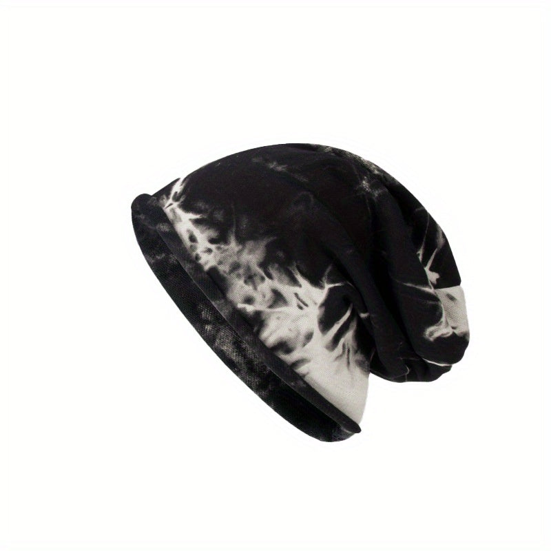 Tie Dye Hip Hop Slouchy Beanie Soft Chemo Hat