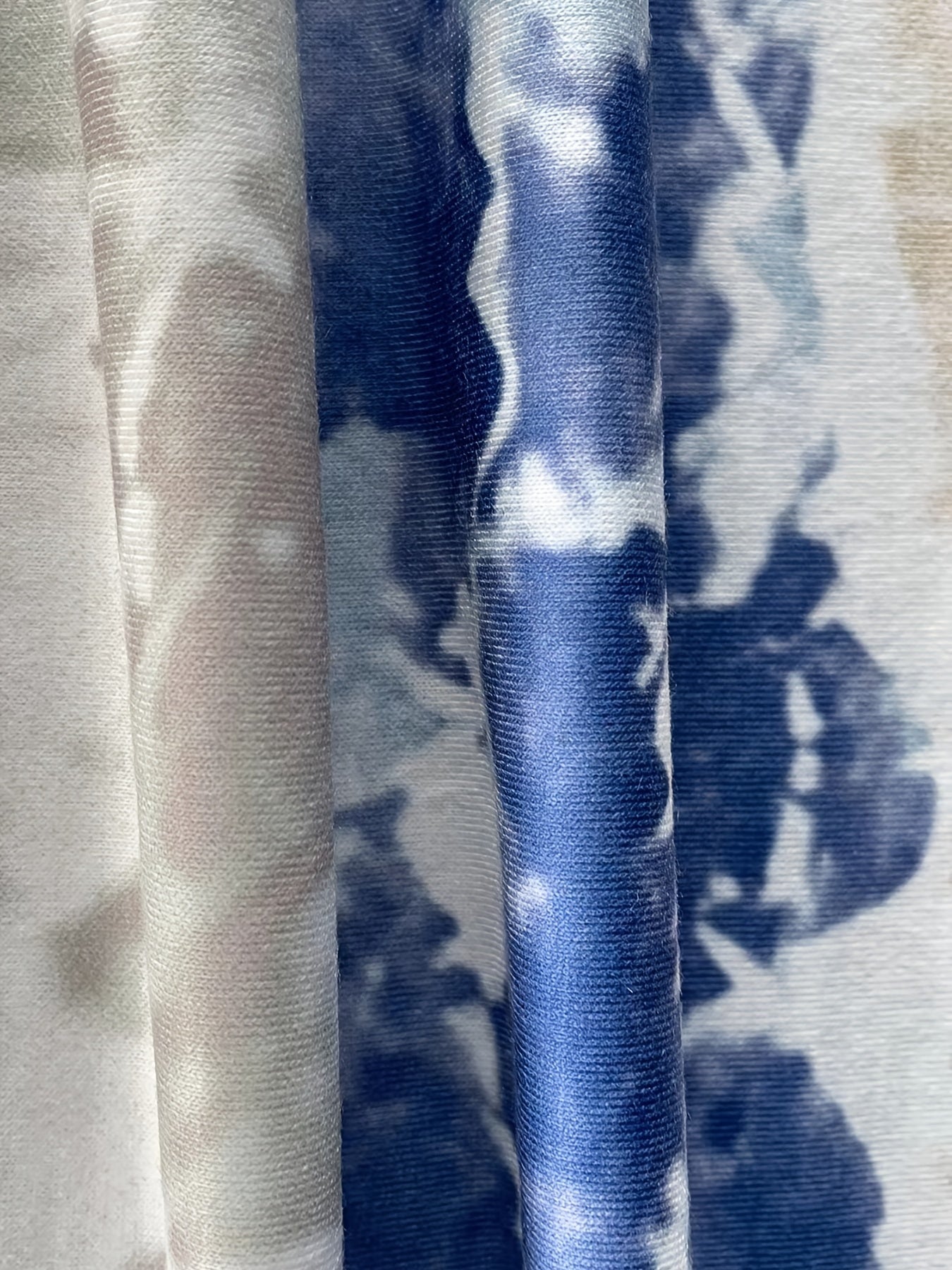 Women's Plus Tie Dye Striped Tee & Pants Set