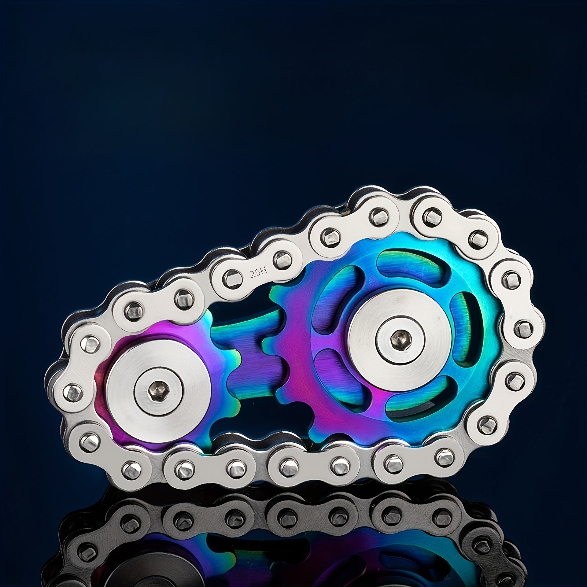 Linkage Bike Chain Spinner 2 Gears Figit Toy