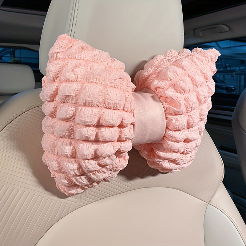 Car Headrest Waist Pillow Neck & Waist Protection Washable