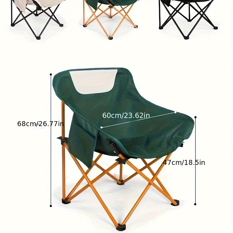 Outdoor Moon Chair Portable Lounge Chair for Fishing Picnic
