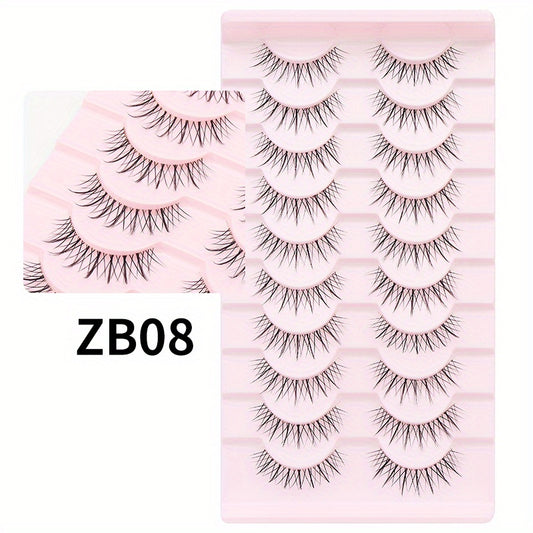 Segmented Fox Series False Eyelashes Natural Style Easy Wearing