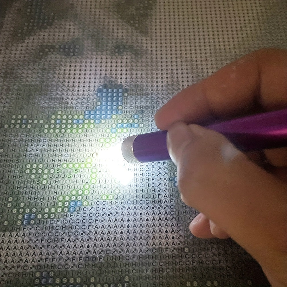 1pc Purple Diamond Painting Tool Lighting Point Pen 5D Painting Diamonds