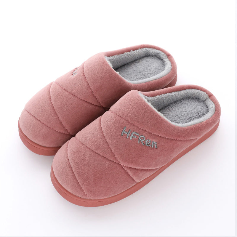 Men's Memory Foam Cozy Slippers Lined Couples Slides Winter
