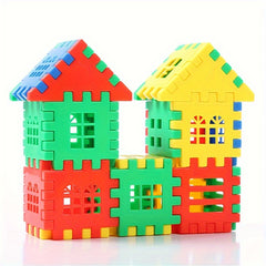 Large Block House Assembly Educational Toys Halloween