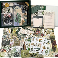 Scrapbooking Supplies Kit Retro Plant Fantasy Style DIY 15.24x10.16 cm