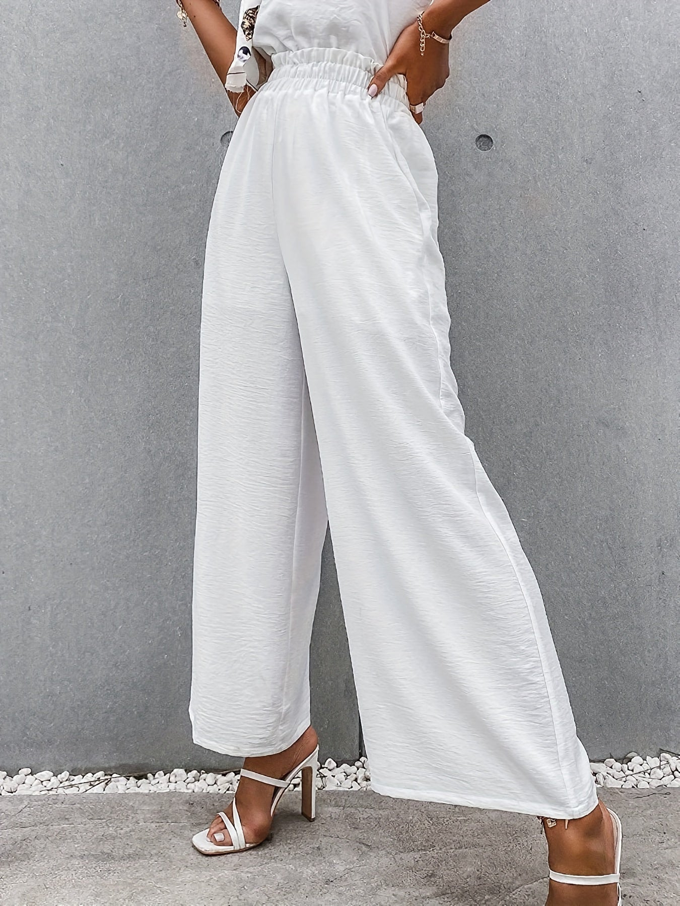 High Waist Wide Leg Pants Casual Loose Pants