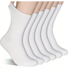 6 Pairs Diabetic Socks for Men & Women, Extra Roomy Toe Seams, Non Binding Top