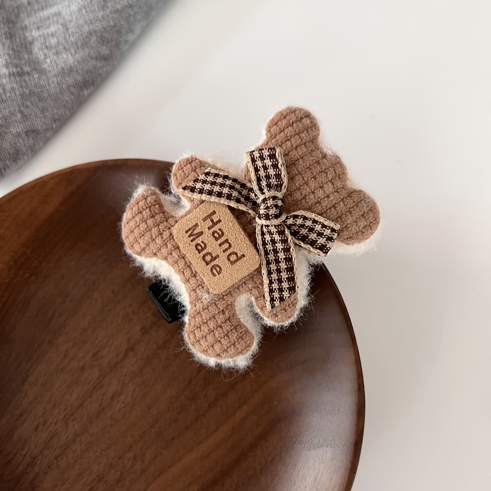 Sweet Bear Bow Hair Clip Lovely Headwear