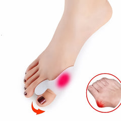 2pcs Hallux Valgus Silicone Toe Separator for Foot Care