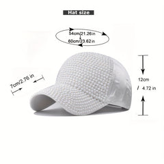 Rhinestone Baseball Cap Sparkly Y2K Dad Hat Hip Hop Sunscreen Hat