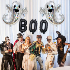 88 x 83 cm Foil Ghost Balloons Halloween Party Decorations