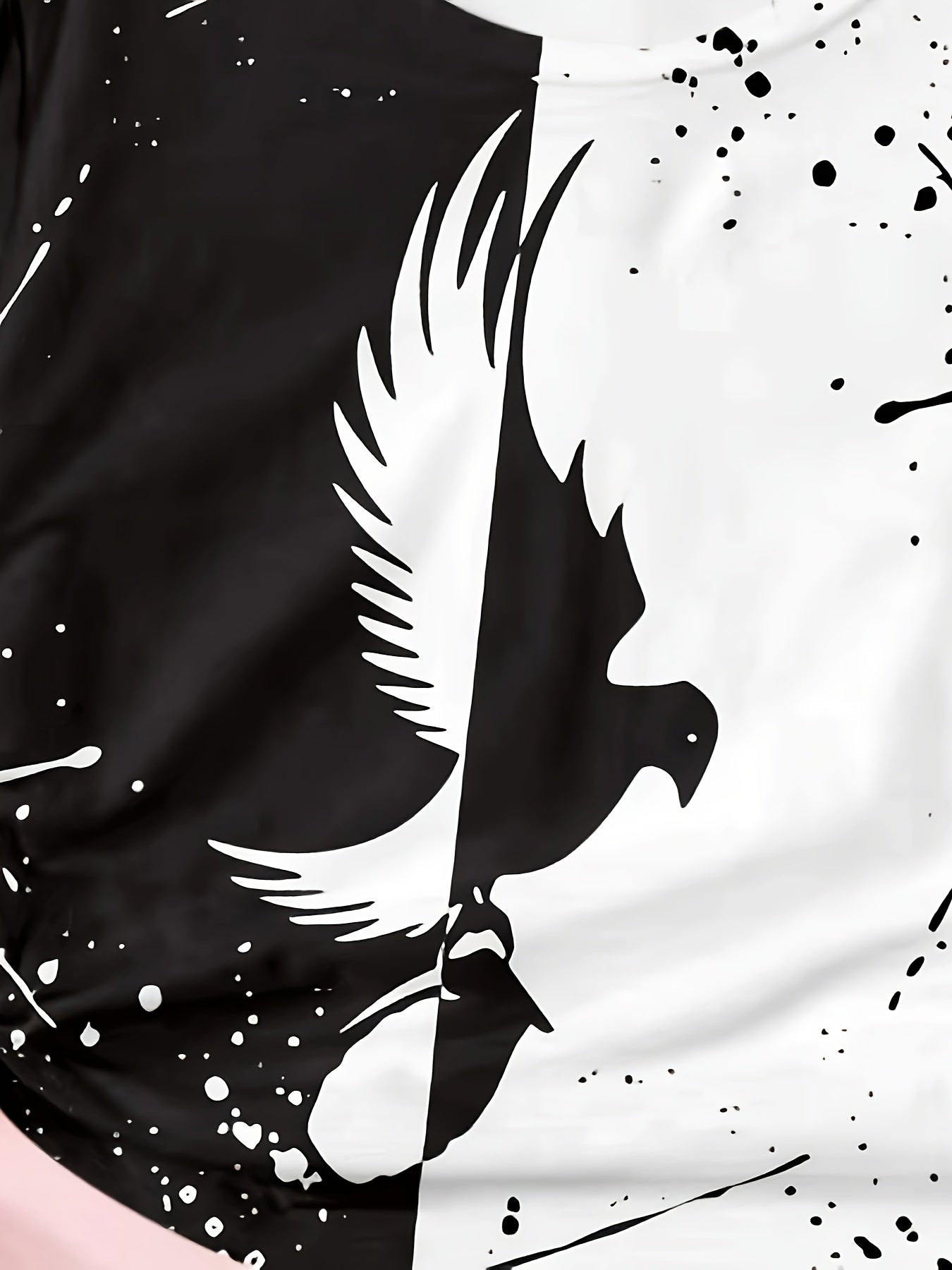 Girls Flying Eagle Print Short Sleeve T shirt Comfy Tees Pullover