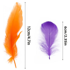 100 Colorful Feathers DIY Craft Jewelry Wedding Party Decorations