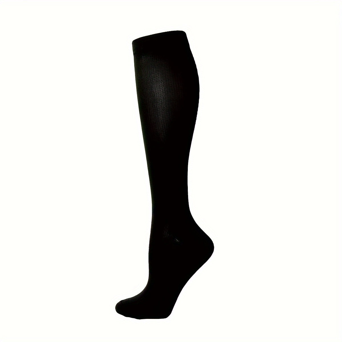 1pair 5pairs Knee High Copper Compression Socks for Men & Women 15-25 mmHg