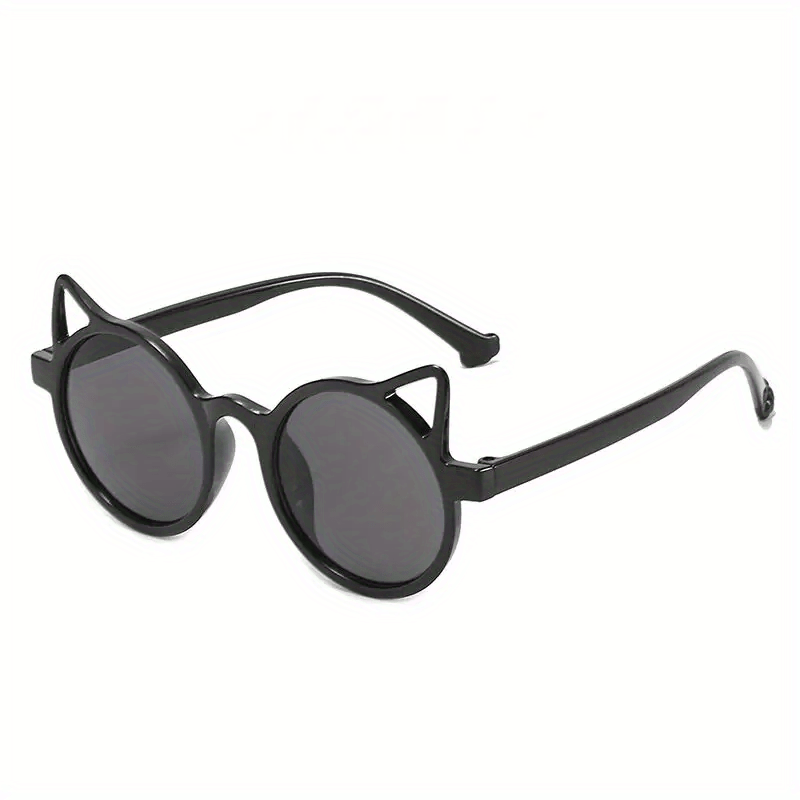 Cute Cat Ear Round Glasses for Kids