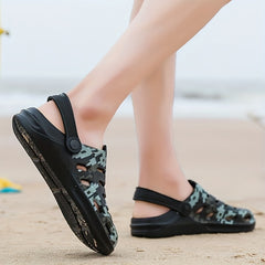 Unisex Lightweight Camouflage Garden Clogs Non Slip Shoes