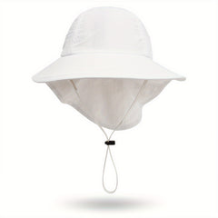 Kids Casual Shawl Hat Quick Dry Sun Protection Bucket Hat