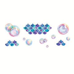 Fish Scale Wing Pearl Eye Corner Face Tattoo Sticker Glitter Eye Patch