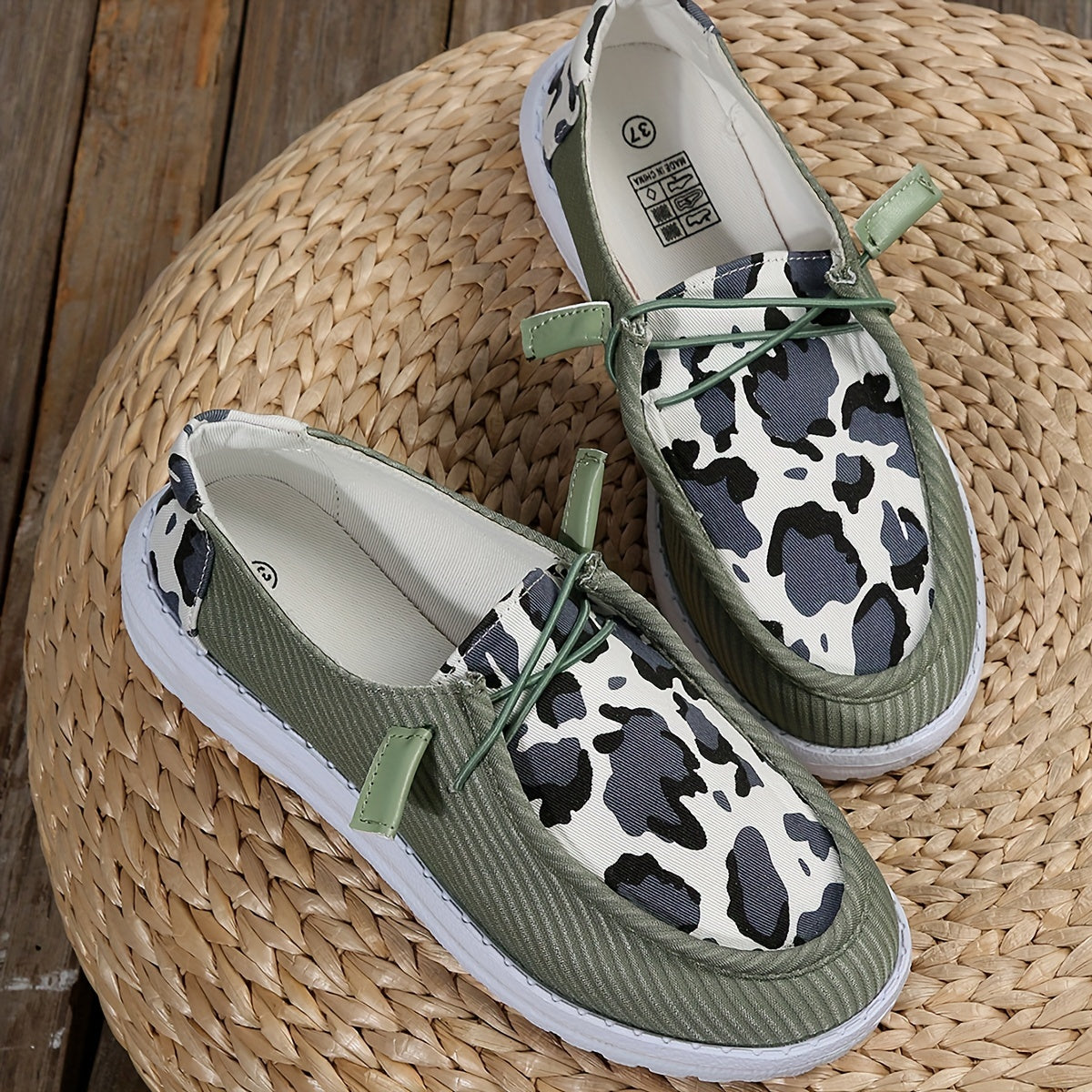 Women's Casual Flat Loafers Slip On Low Top Shoes