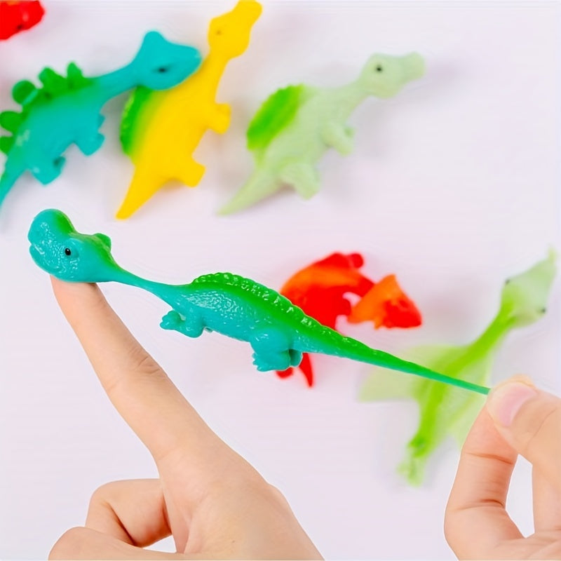 Dinosaur Catapult Finger Dart Toy, Decompression Soft Glue